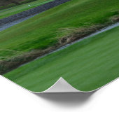 難易度の高いゴルフコース ポスター (角)