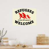 難民が家族を連れて来る ポスター (キッチン)