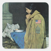 難民感謝祭 スクエアシール (正面)