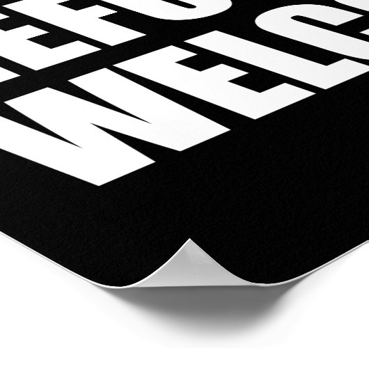 難民歓迎ポスター ポスター (角)