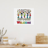 難民歓迎 ポスター (キッチン)