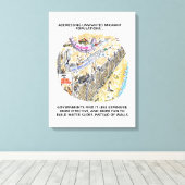 難民水スライドのキャンバス印刷 キャンバスプリント (インサイチュ (ウッドフロア))