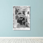 難破した「タイタニック」に乗って キャンバスプリント (インサイチュ (ウッドフロア))