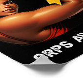 難破アフロガールクリップ認識度 ポスター (角)