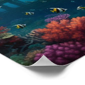 難破船と日よけ ポスター (角)