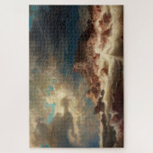 難破船の嵐の海（Marcus Larson著） ジグソーパズル (縦)