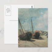 難破船の絵 ポストカード (正面/裏面)