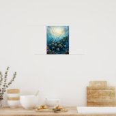 難破船の美しいサンゴ礁の魚 ポスター (キッチン)