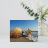 難破船オンビーチ、スケルトンコースト、ナミビア ポストカード (スタンド正面)