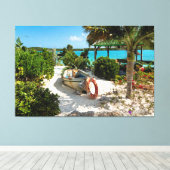 難破船カリブのと海 キャンバスプリント (インサイチュ (ウッドフロア))