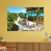 難破船カリブのと海 キャンバスプリント (インサイチュ (リビング))