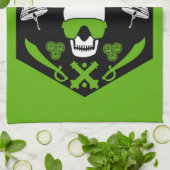 難破船シーダイバー キッチンタオル (折り畳み)