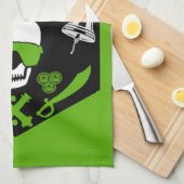 難破船シーダイバー キッチンタオル (四つ折り)