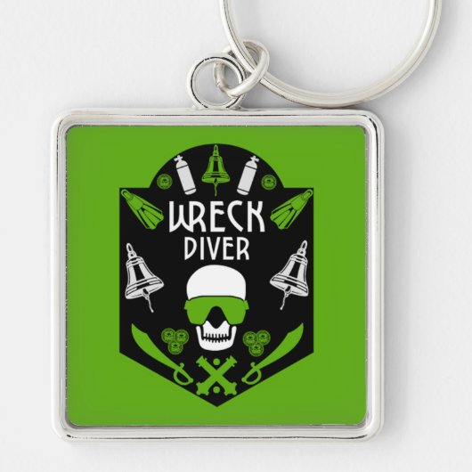 難破船シーダイバー キーホルダー (正面)