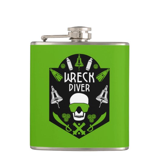 難破船シーダイバー フラスク (正面)
