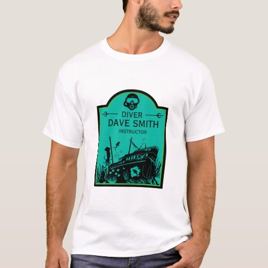 難破船シーダイバー Tシャツ (正面)