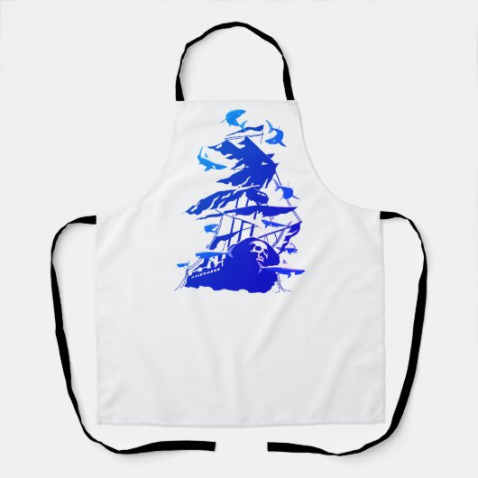 難破船ダイビングとサメ エプロン (正面)