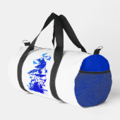 難破船ダイビングとサメ ダッフルバッグ (右コーナー)