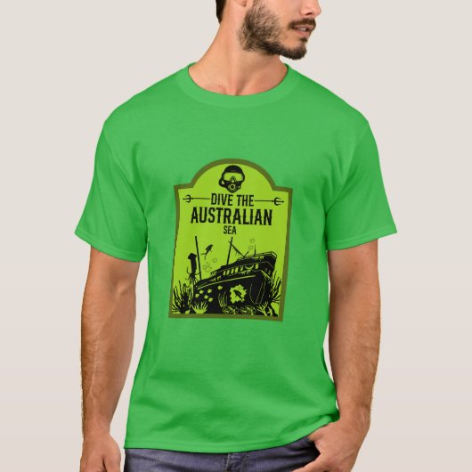 難破船ダイビングオーストラリア Tシャツ (正面)