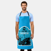 難破船ダイビングカリブの エプロン (着用した状態)