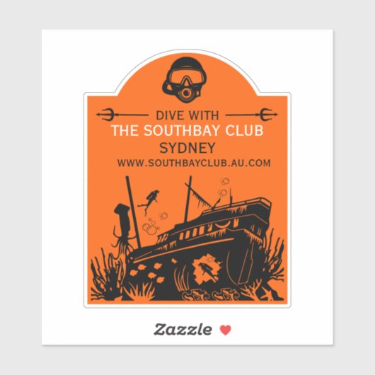 難破船ダイビングクラブ シール (シート)