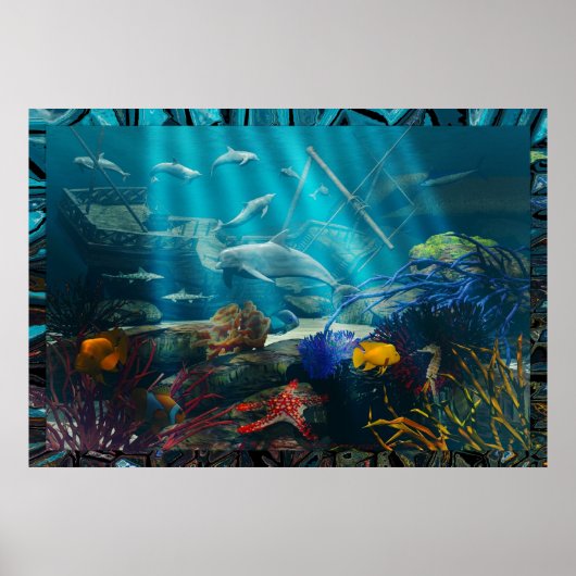 難破船ファンタジーバイミシェル・ウィルダー ポスター (正面)