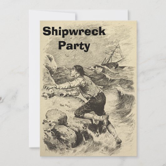 難破船2 招待状 (正面)