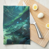 難破船 キッチンタオル (四つ折り)