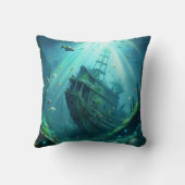 難破船 クッション (裏面)