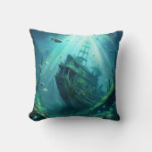 難破船 クッション (正面)