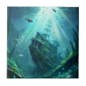 難破船 タイル (正面)