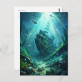 難破船 ポストカード (正面/裏面)