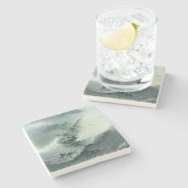 難破船（Ivan Aivazovsky著） ストーンコースター (横)