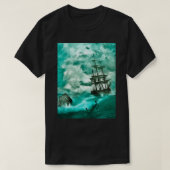 難破船 Tシャツ (デザイン正面)
