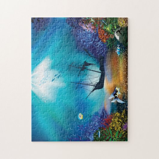 難破 ジグソーパズル (縦)