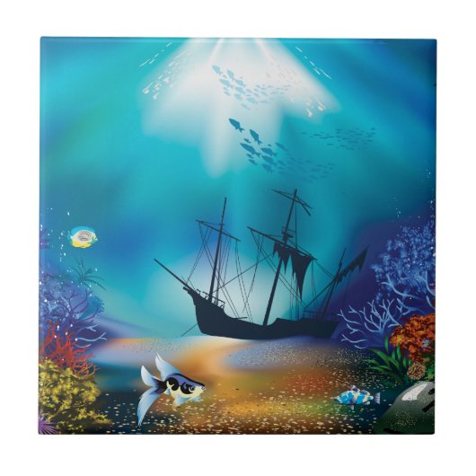 難破 タイル (正面)