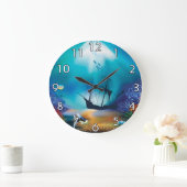 難破 ラージ壁時計 (ホーム)