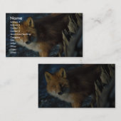 難破Courtneyフォードのアカギツネ 名刺 (正面/裏面)