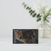 難破Courtneyフォードのアカギツネ 名刺 (スタンド正面)