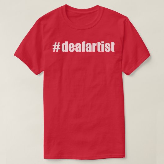 難聴する Tシャツ (デザイン正面)