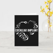 難聴の認識を広める コクレア インプラント Asl H カード (黄色い花)