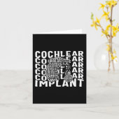 難聴の認識 補聴器 補聴  ASL カード (黄色い花)