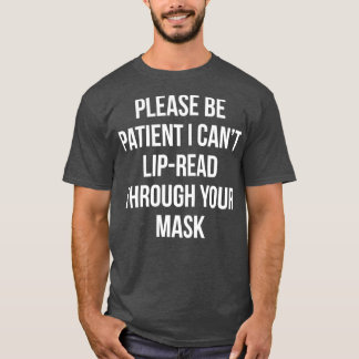 難聴者マスクを通して練習1 Tシャツ