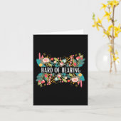 難聴者向けアラートと認識のためのデザイン カード (黄色い花)