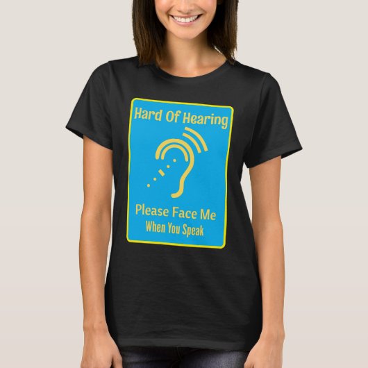 難聴者 Tシャツ (正面)