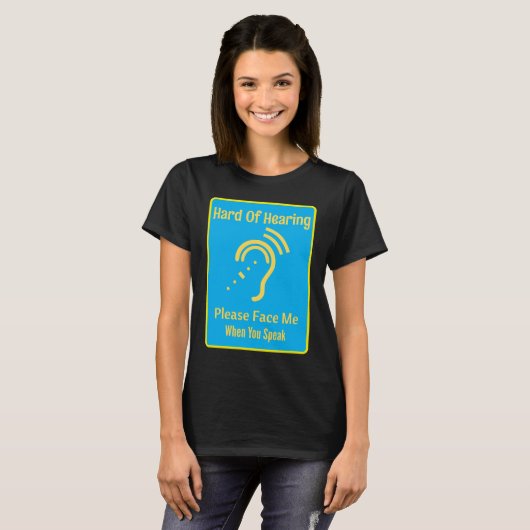 難聴者 Tシャツ (正面フル)