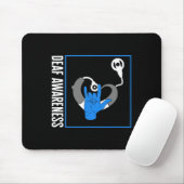 難聴認識度ろう蝸牛インプラントASL H マウスパッド (マウス)