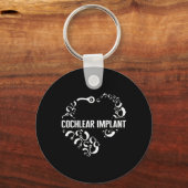 難聴認識度ラブコクレアーインプラントASL H キーホルダー (正面)