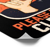 難聴認識度引用文ASL標識Lanの懸命 ポスター (角)