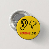 難聴認識度 缶バッジ (正面&裏面)